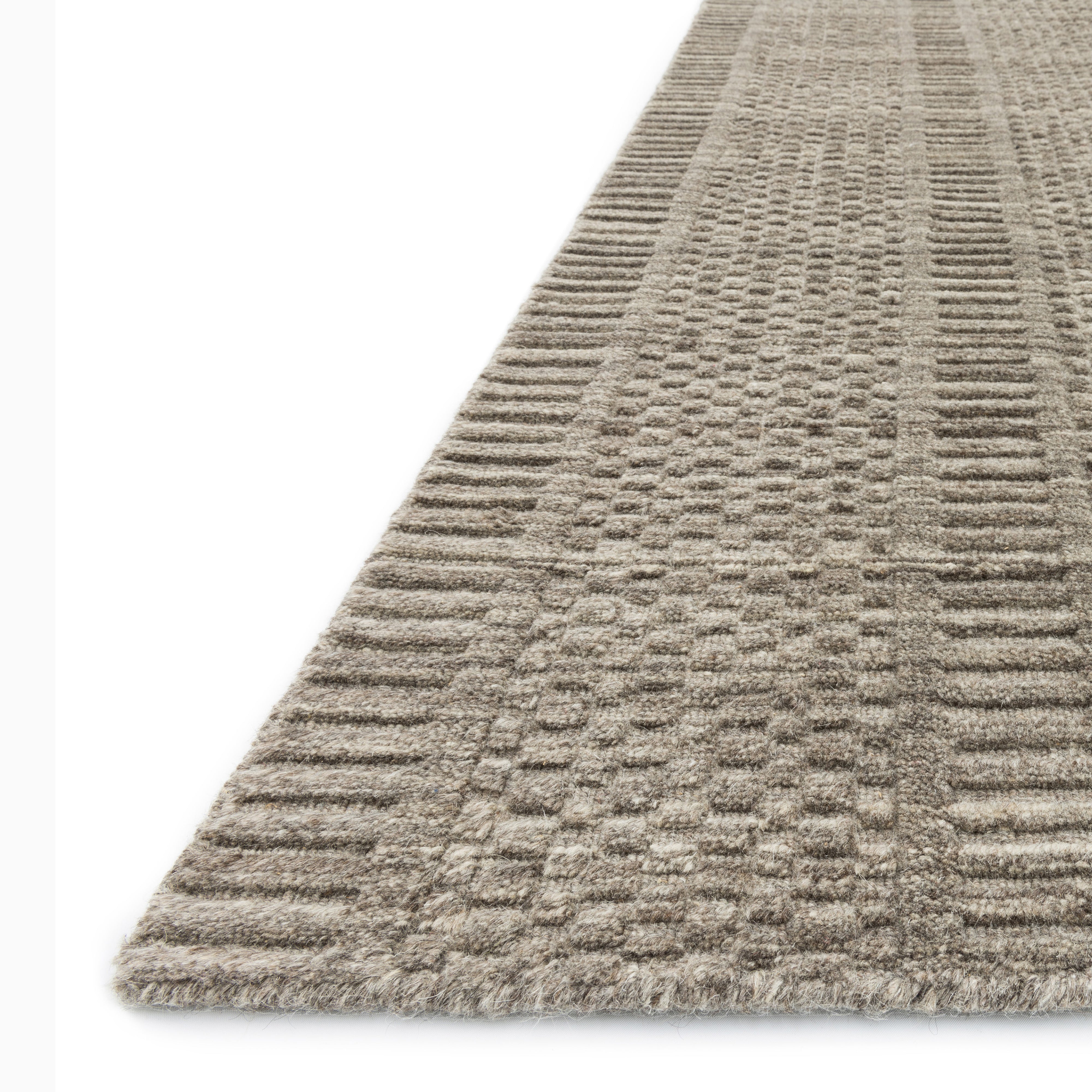 Quinton Wool Blend Rug in Ash