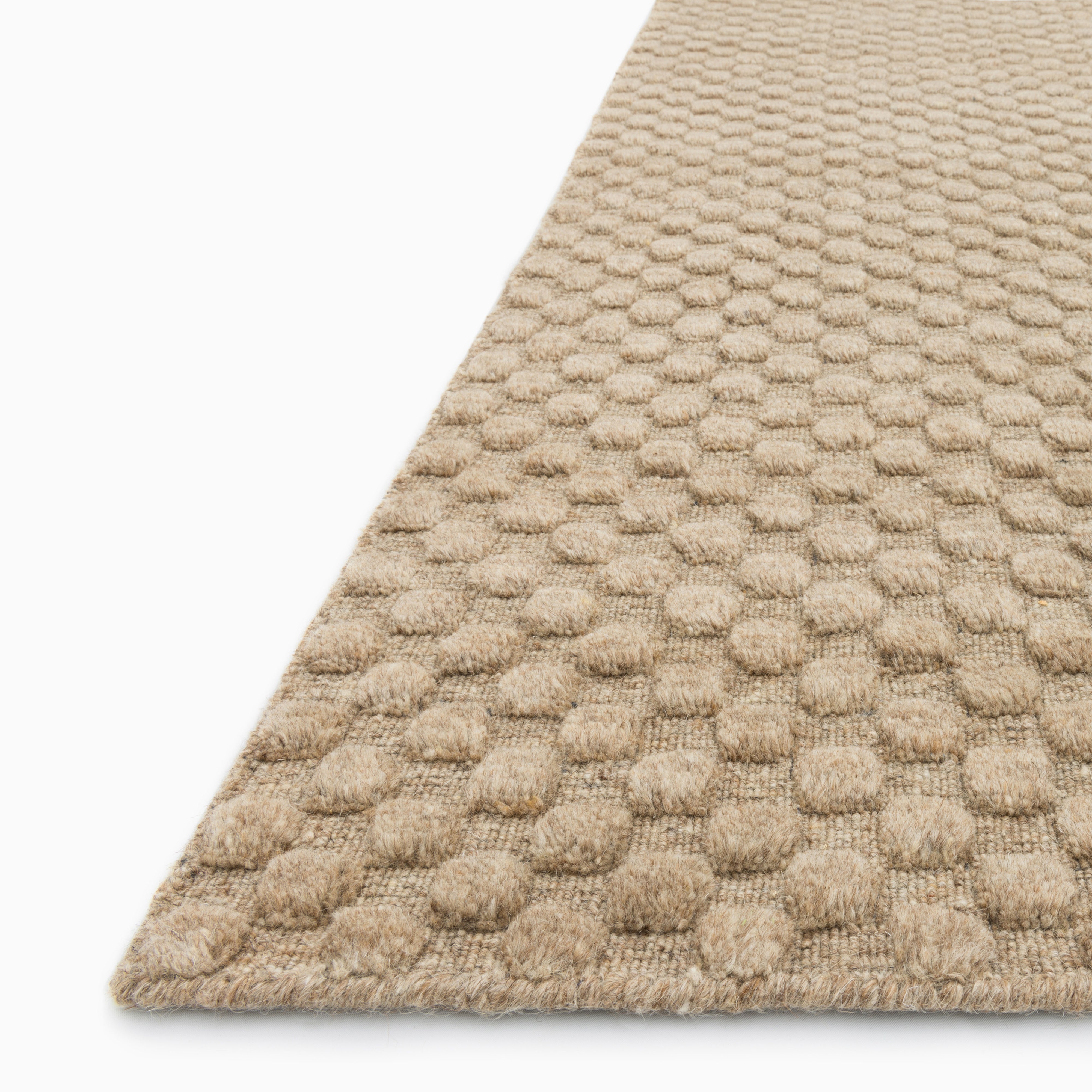 Quinton Wool Blend Rug in Canvas