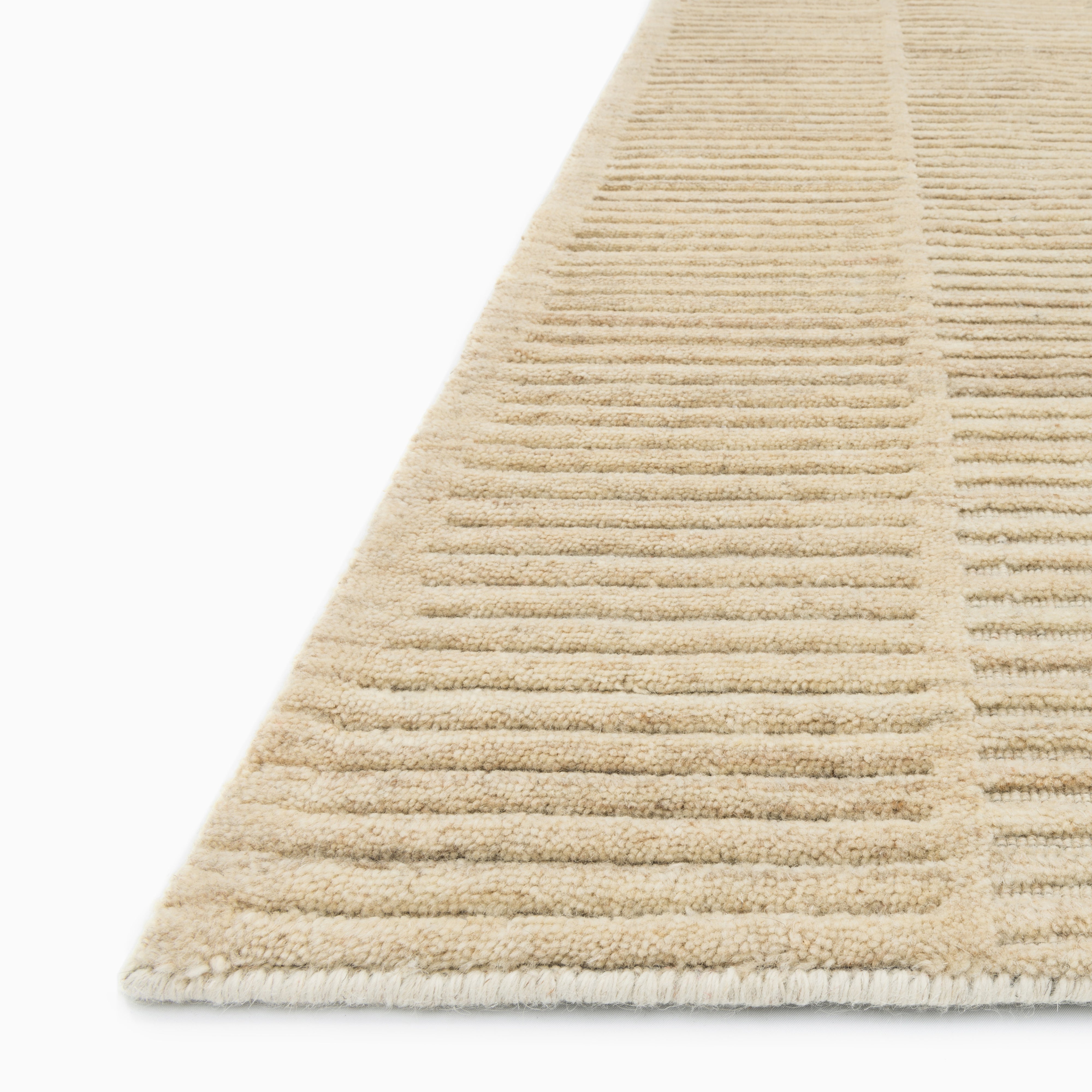 Quinton Wool Blend Rug in Sand