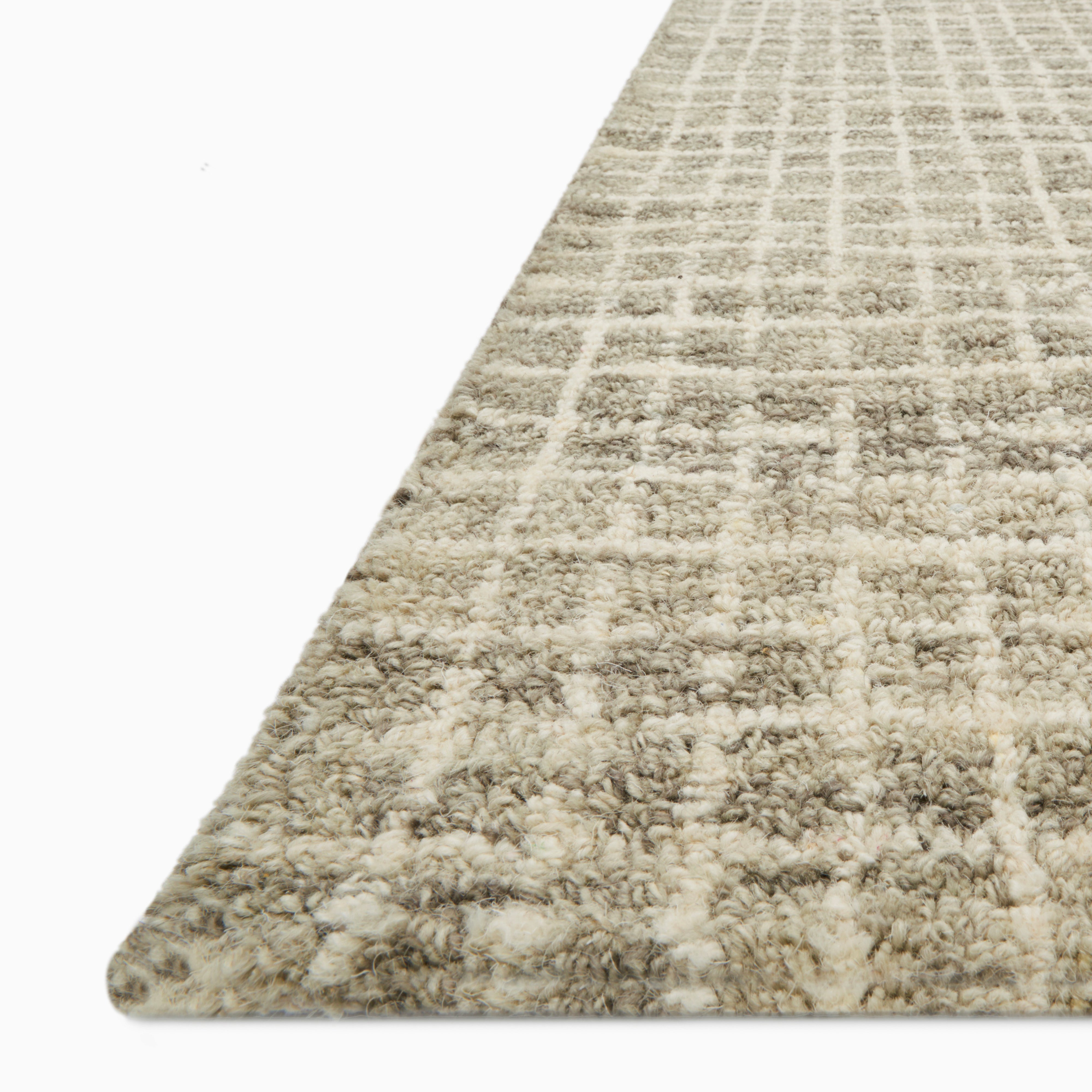 Sweeney Wool Pile Rug in Khaki